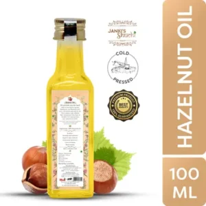 Janki's Shuchi (100% Natural Cold Pressed) Hazelnut Extract Oil Glass Bottle  (100 ml)